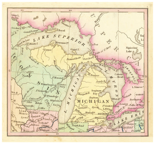 Michigan Map 1839